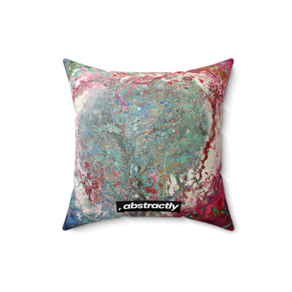 Vanadium Synthetite - Chemistry, Abstractly - Faux Suede Throw Pillow