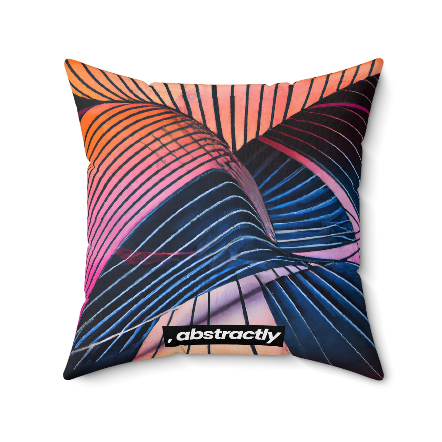 Astrid Nielsen - Strong Force, Abstractly - Faux Suede Throw Pillow