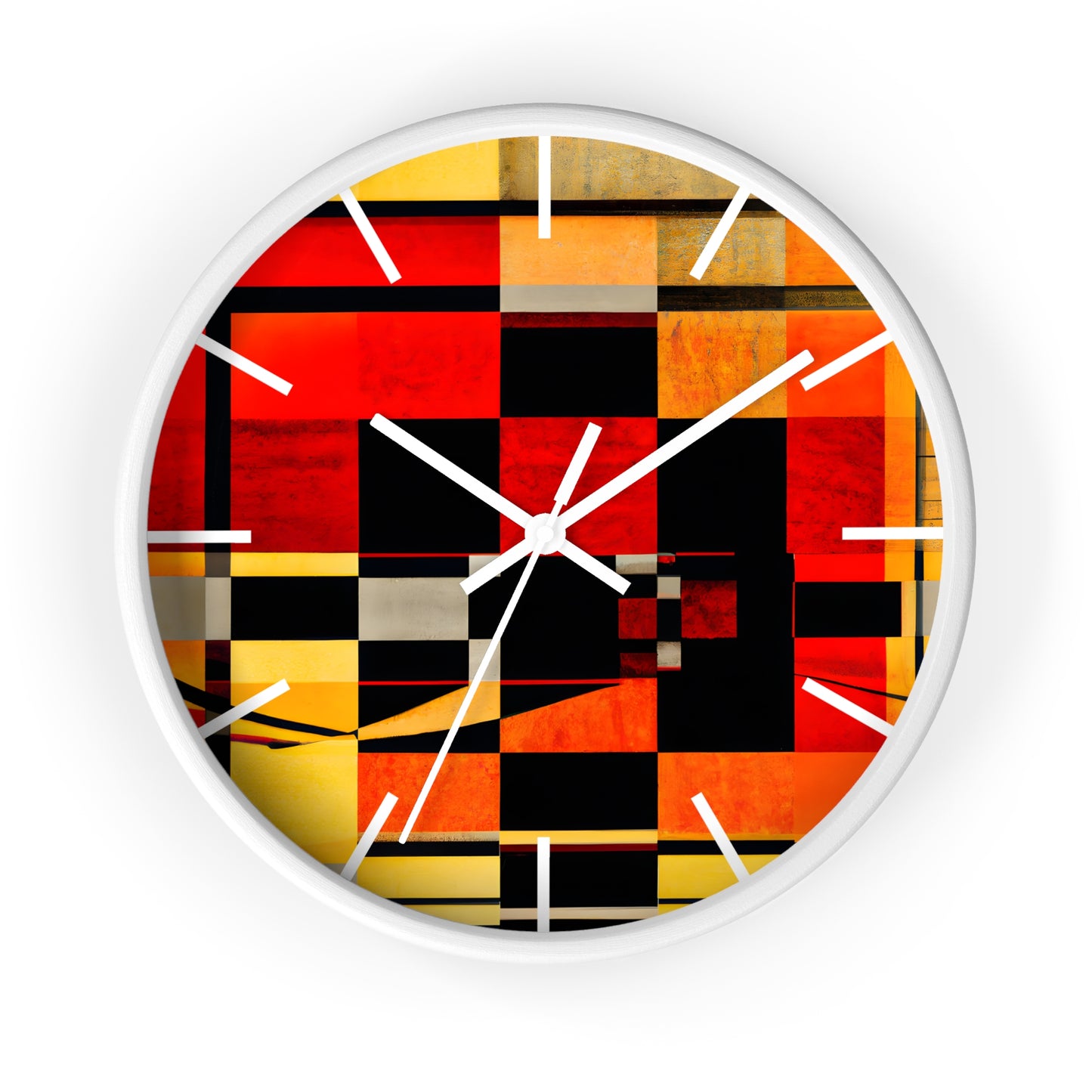 Esther Lowell - Electric Force, Abstractly - Wall Clock