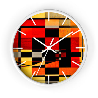 Esther Lowell - Electric Force, Abstractly - Wall Clock