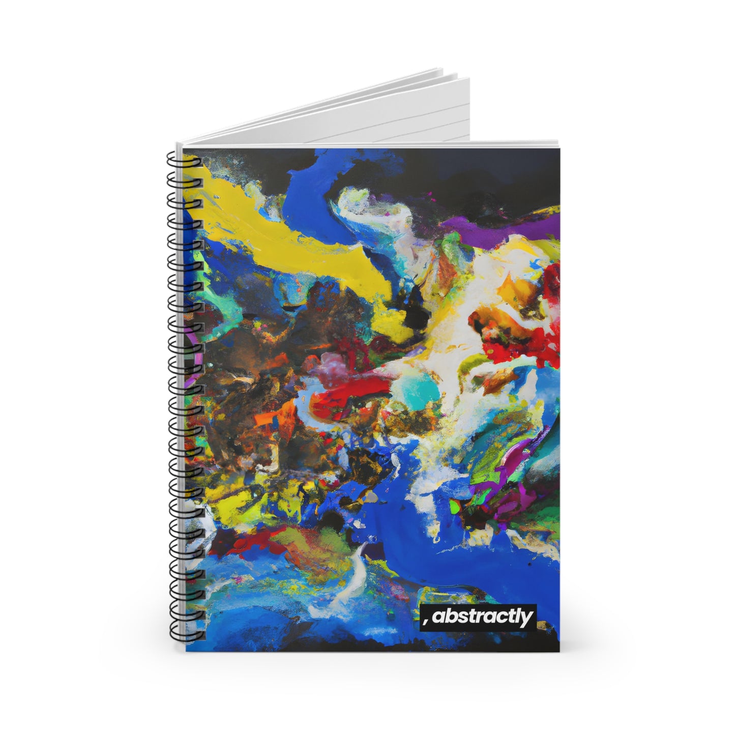 Xenospheric Blue - Chemistry, Abstractly - Spiral Notebook