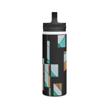 Ava Eisenstein - Friction Force, Abstractly - Stainless Steel Water Bottle