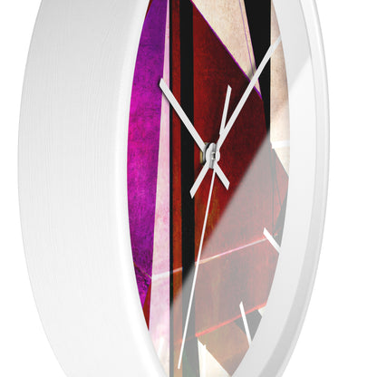 Fiona Hubble - Applied Force, Abstractly - Wall Clock