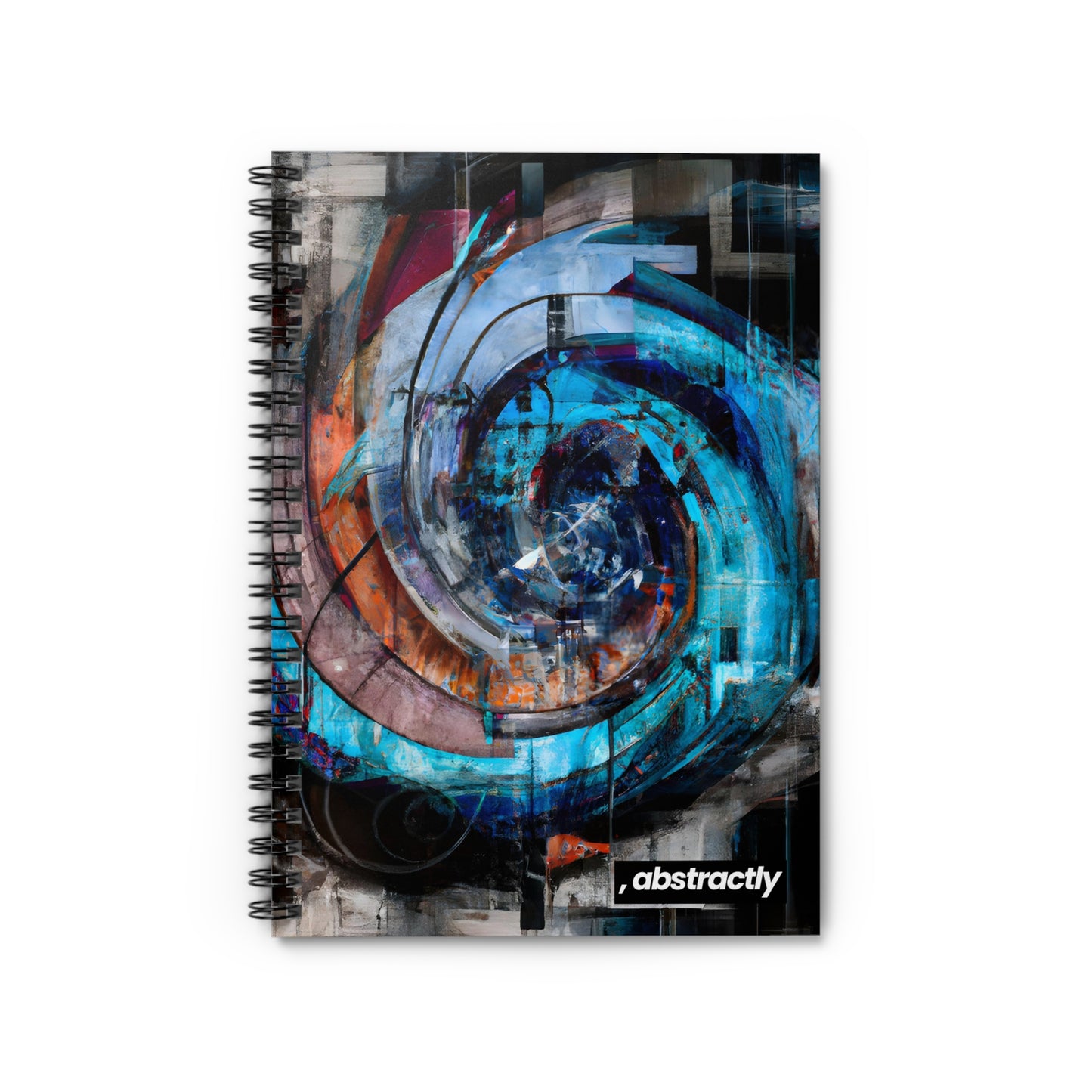 Rose Strauss - Gravity Force, Abstractly - Spiral Notebook