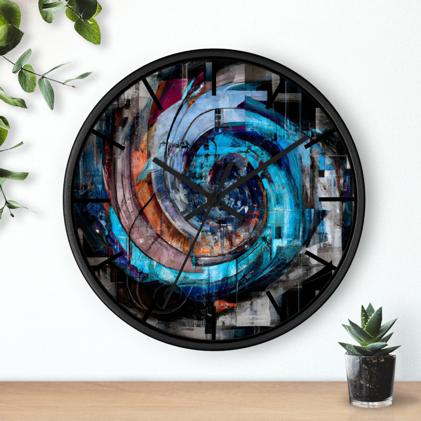 Rose Strauss - Gravity Force, Abstractly - Wall Clock