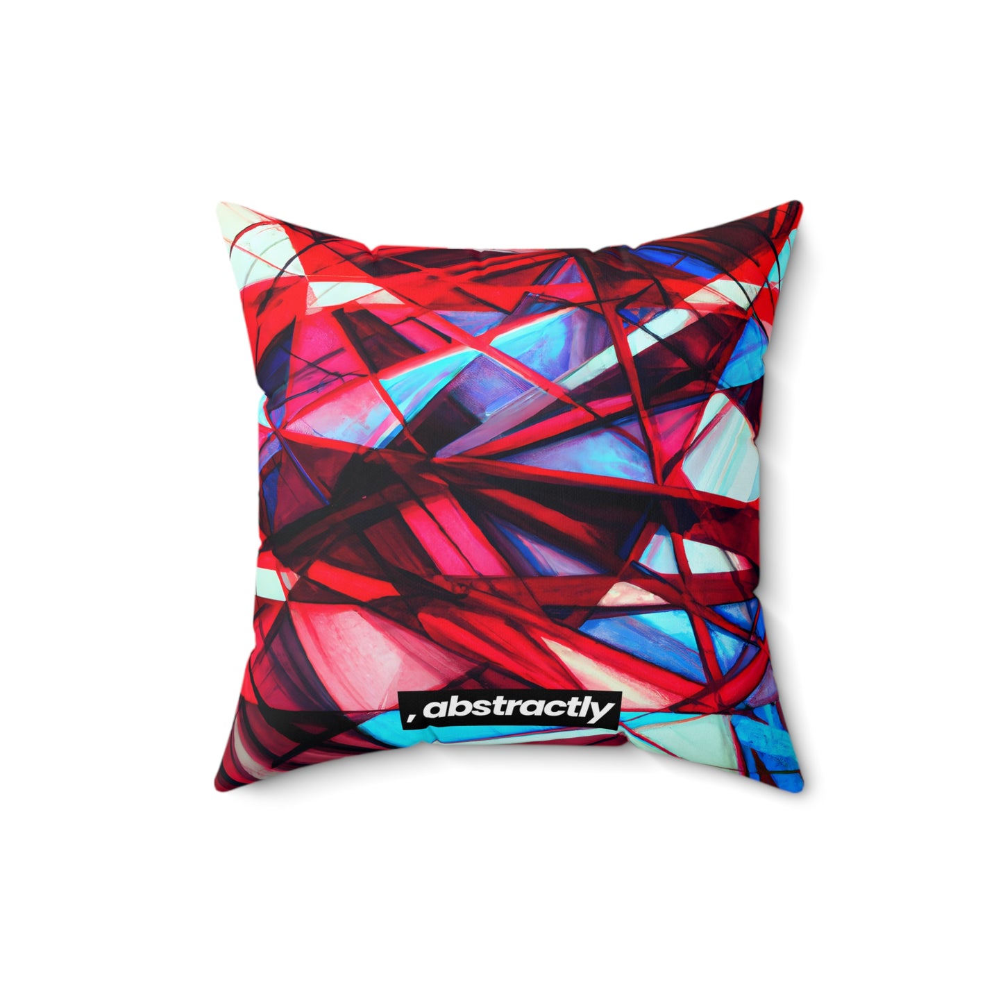 Howard Sternberg - Tension Force, Abstractly - Faux Suede Throw Pillow