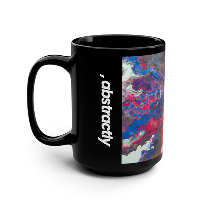 Adalbertonium Fluxide - Chemistry, Abstractly - Black Ceramic Mug 15oz