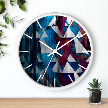 Mila Forsythe - Friction Force, Abstractly - Wall Clock