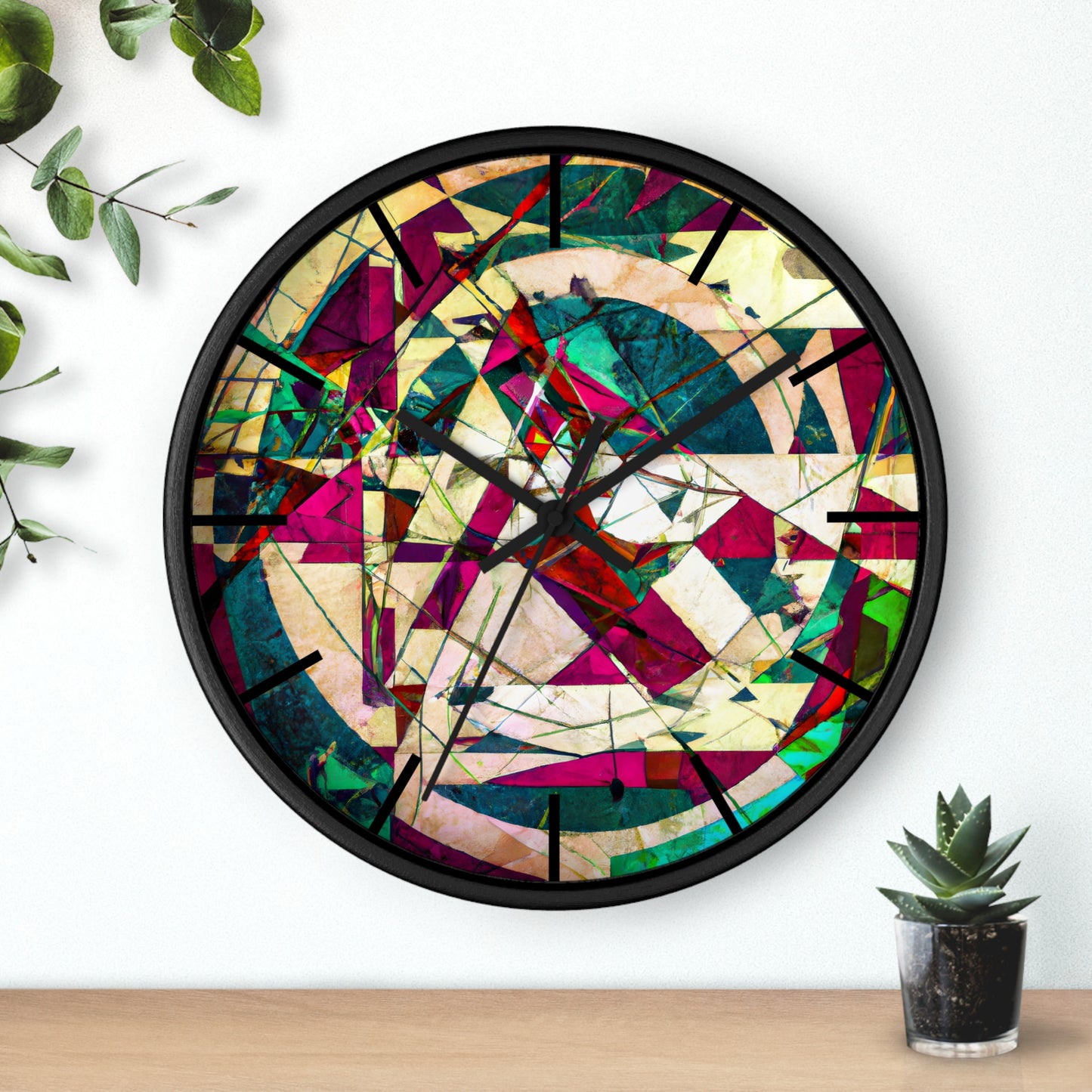 Doris Marshall - Electromagnetic Force, Abstractly - Wall Clock