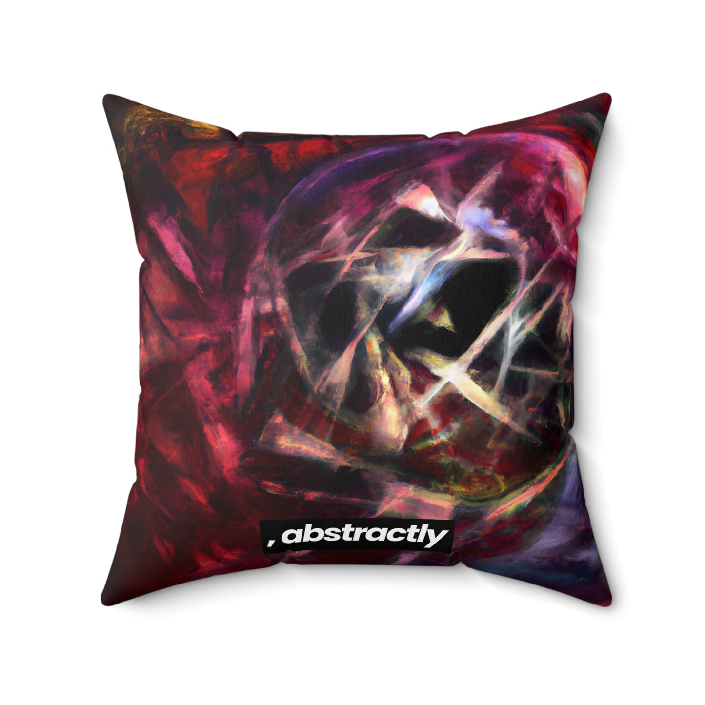 Garrett Farnsworth - Electromagnetic Force, Abstractly - Faux Suede Throw Pillow