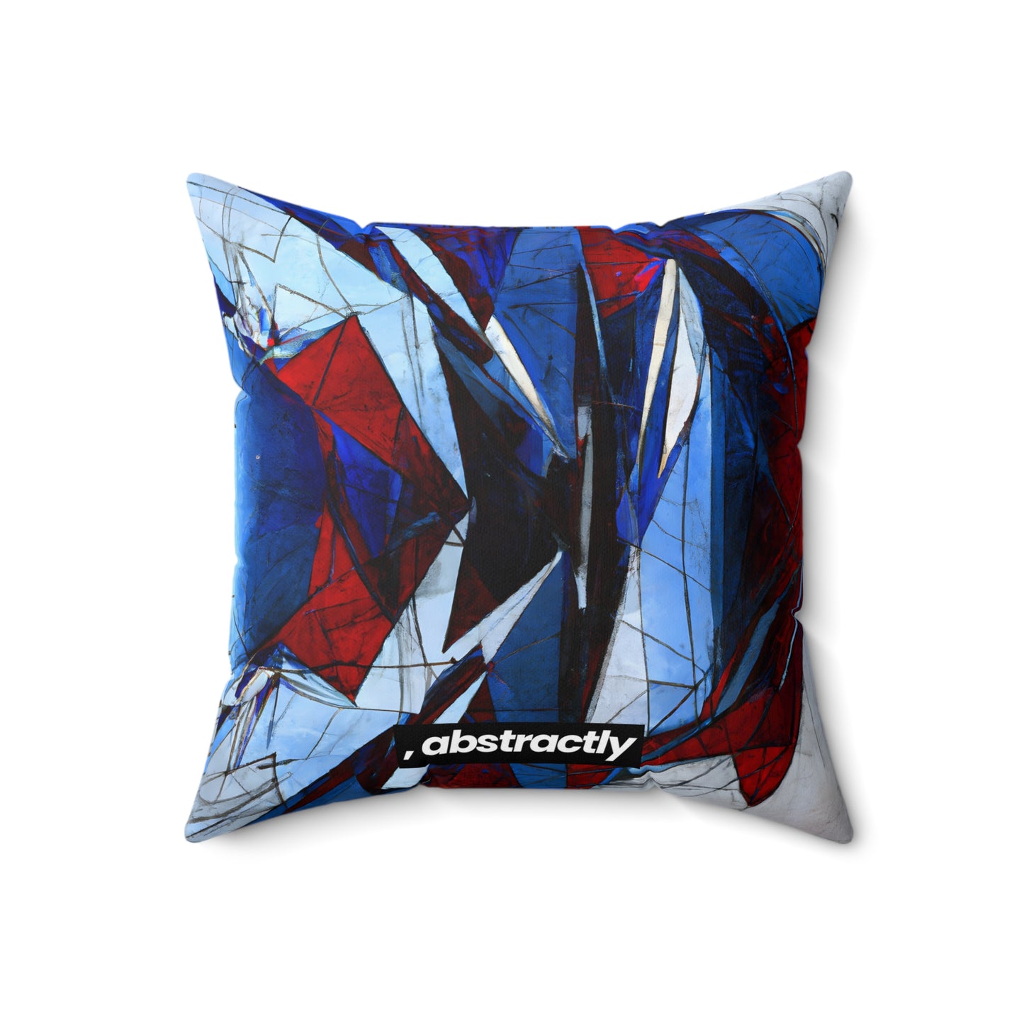 Elaine Hutchins - Normal Force, Abstractly - Faux Suede Throw Pillow