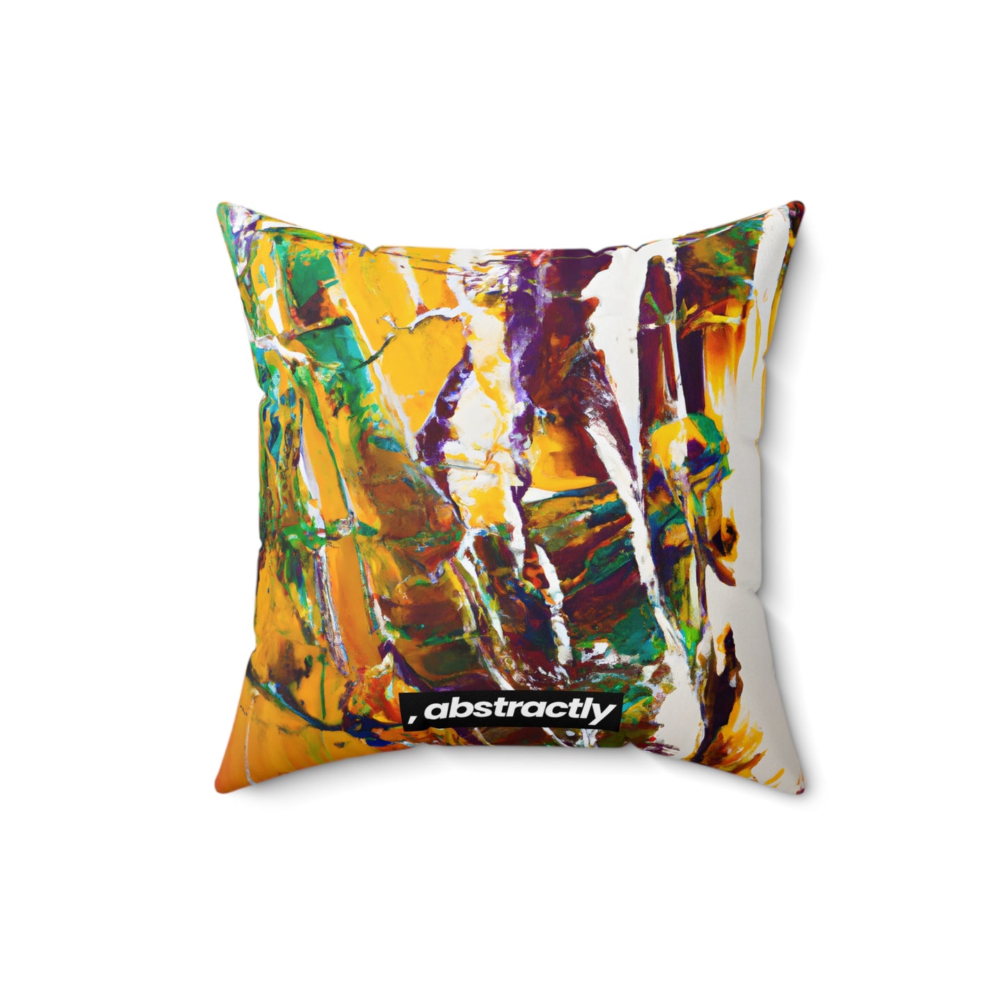 Starlight Fusionium - Calcium, Abstractly - Faux Suede Throw Pillow