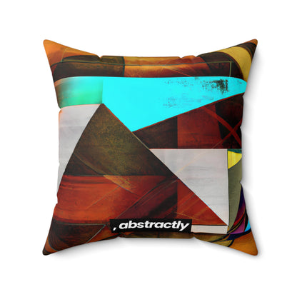 Julian Firth - Friction Force, Abstractly - Faux Suede Throw Pillow