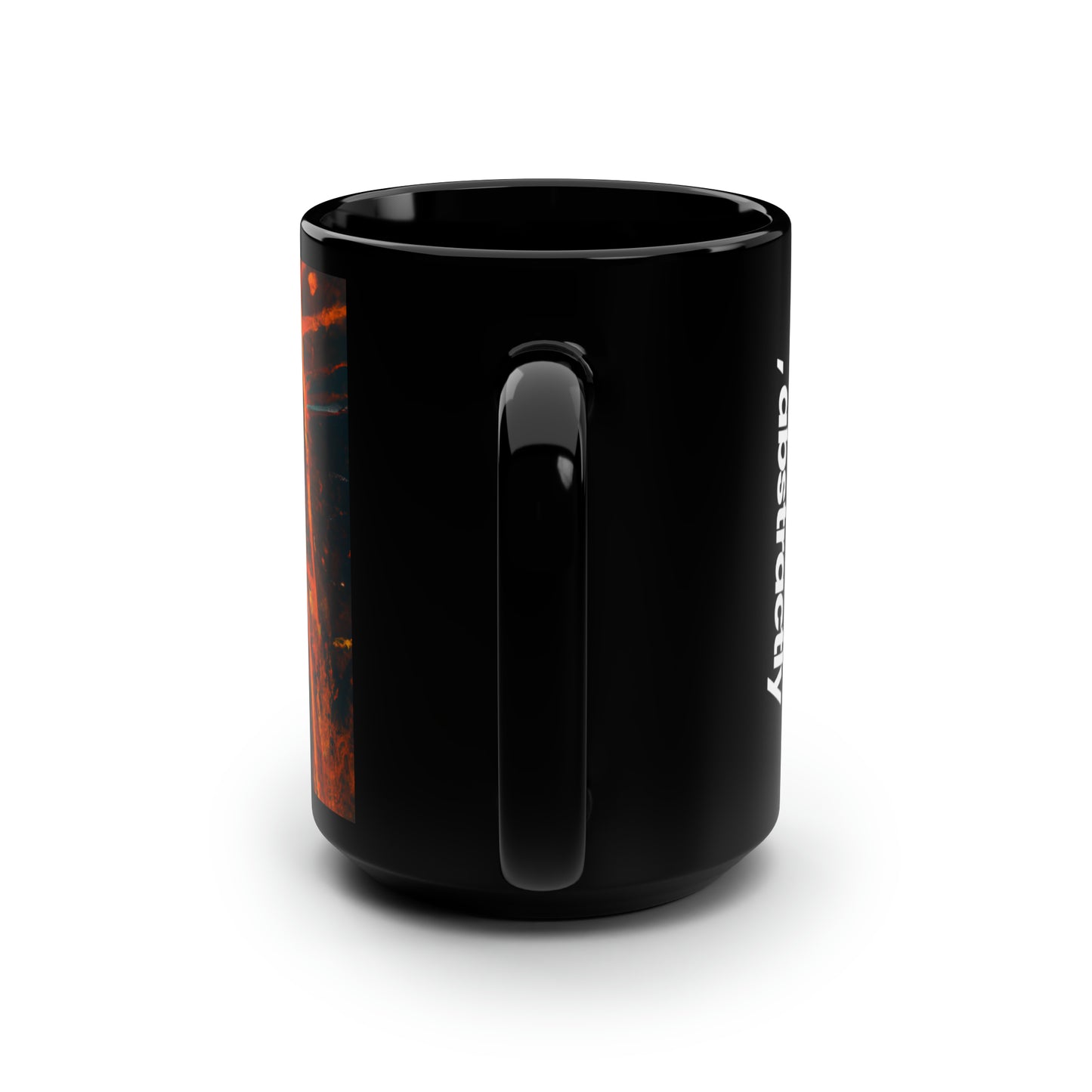 Vertex Audit - Sunk Cost, Abstractly - Black Ceramic Mug 15oz