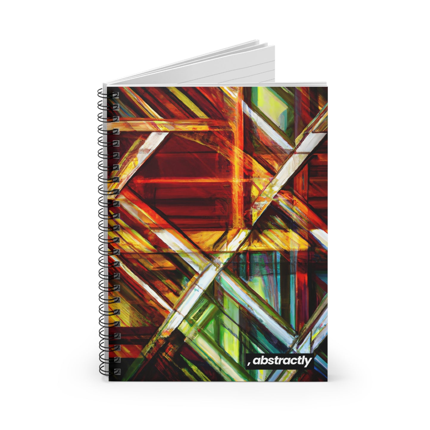 Aurelia Reynolds - Applied Force, Abstractly - Spiral Notebook