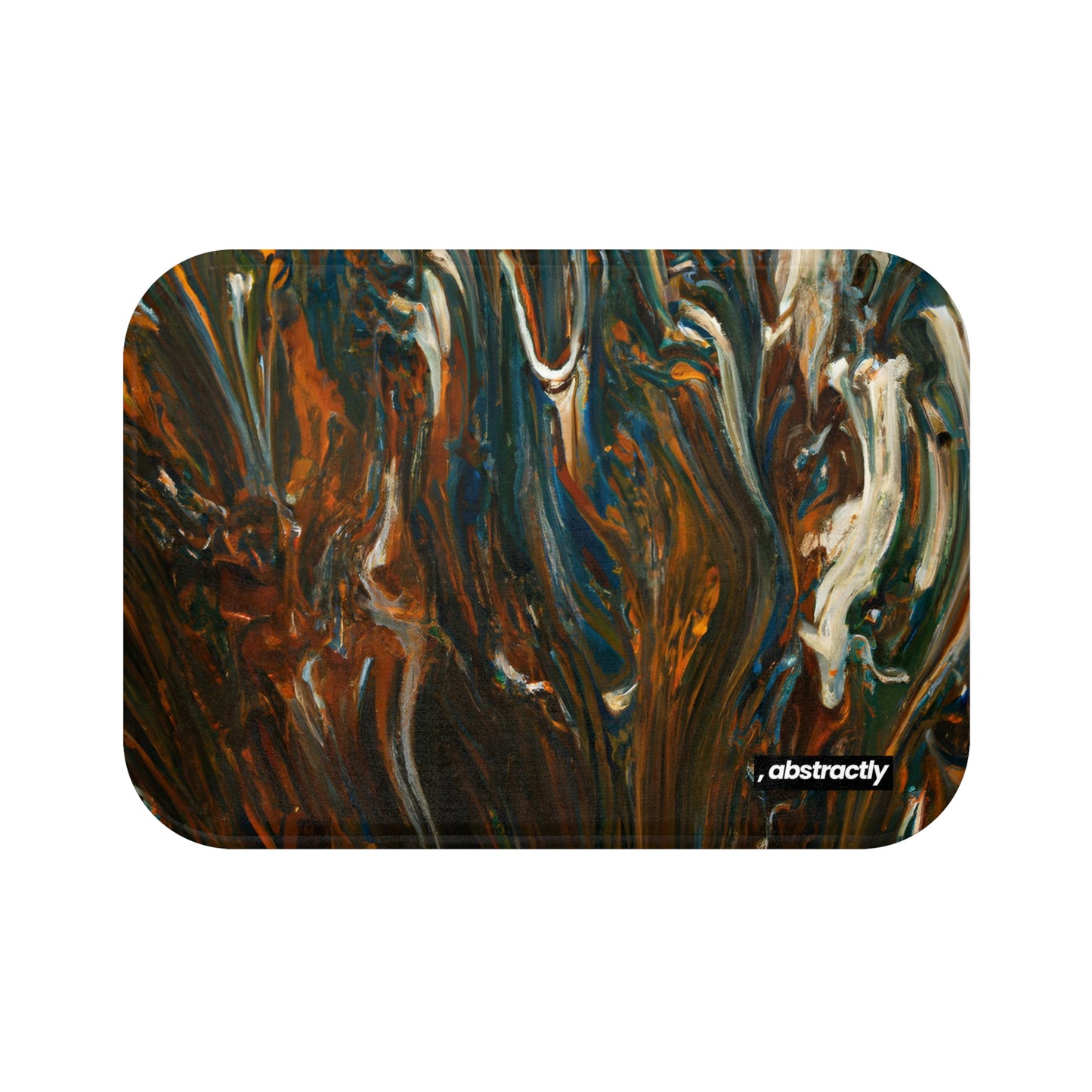 Hovenite Crystalline Matrix - Chemistry, Abstractly - Bath Mat