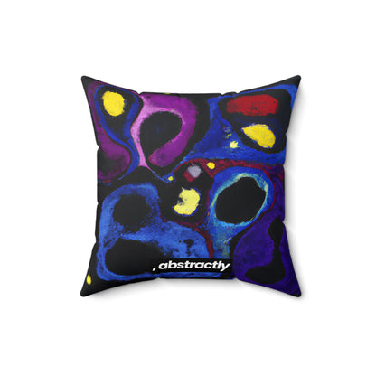 Zephyrium Oxide - Chemistry, Abstractly - Faux Suede Throw Pillow