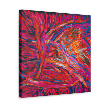 Solarian Crystal Prism - Neon, Abstractly - Canvas