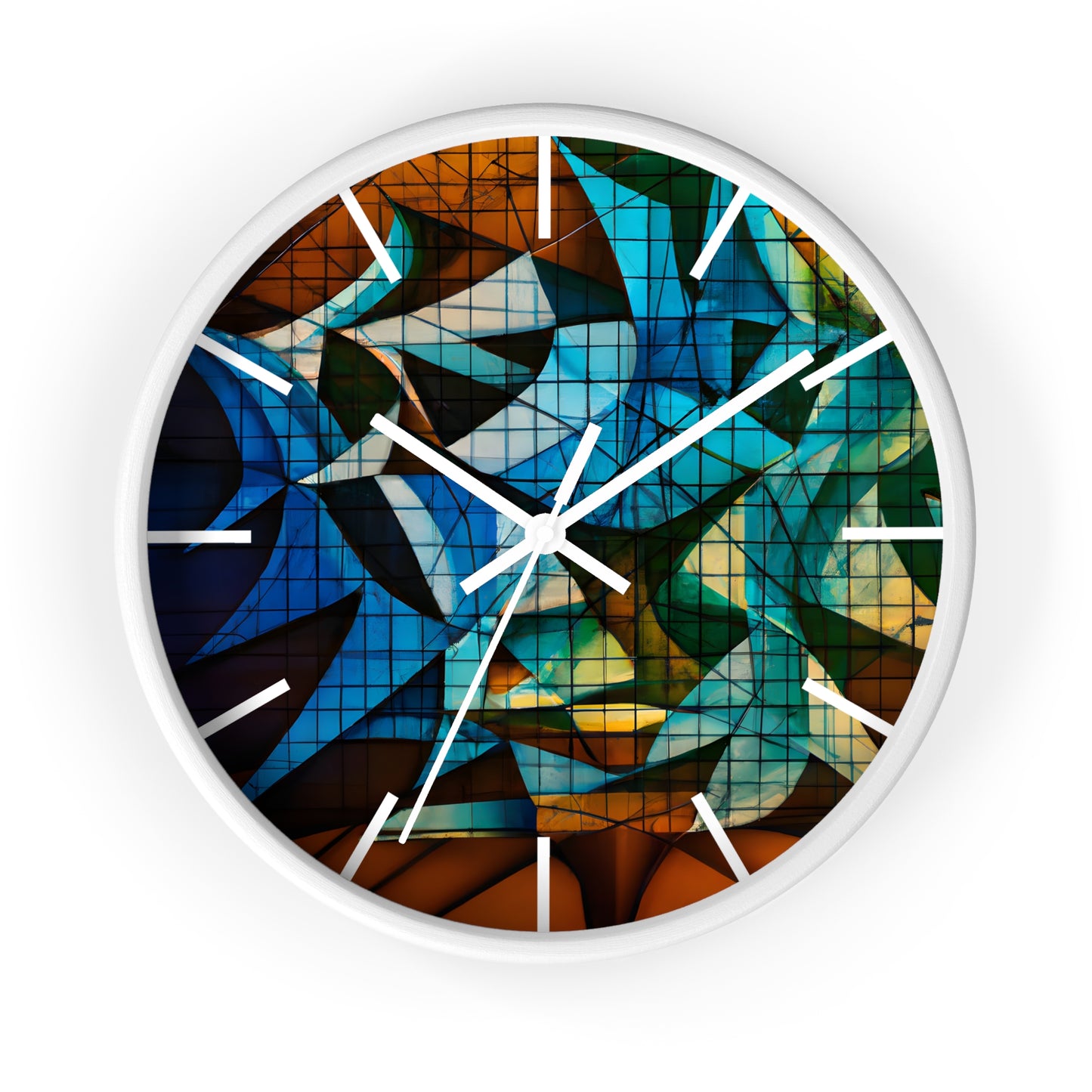 Janet Riggs - Applied Force, Abstractly - Wall Clock