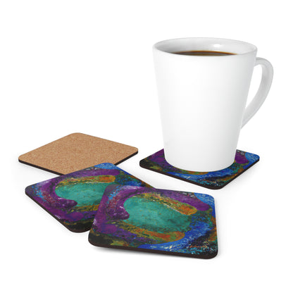 Starfire Aluminide - Chemistry, Abstractly - Corkwood Coaster Set of 4