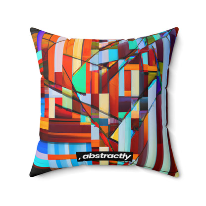 Edward Higgs - Electromagnetic Force, Abstractly - Faux Suede Throw Pillow