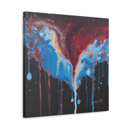 Quantum Quicksilver Crystal - Chemistry, Abstractly - Canvas