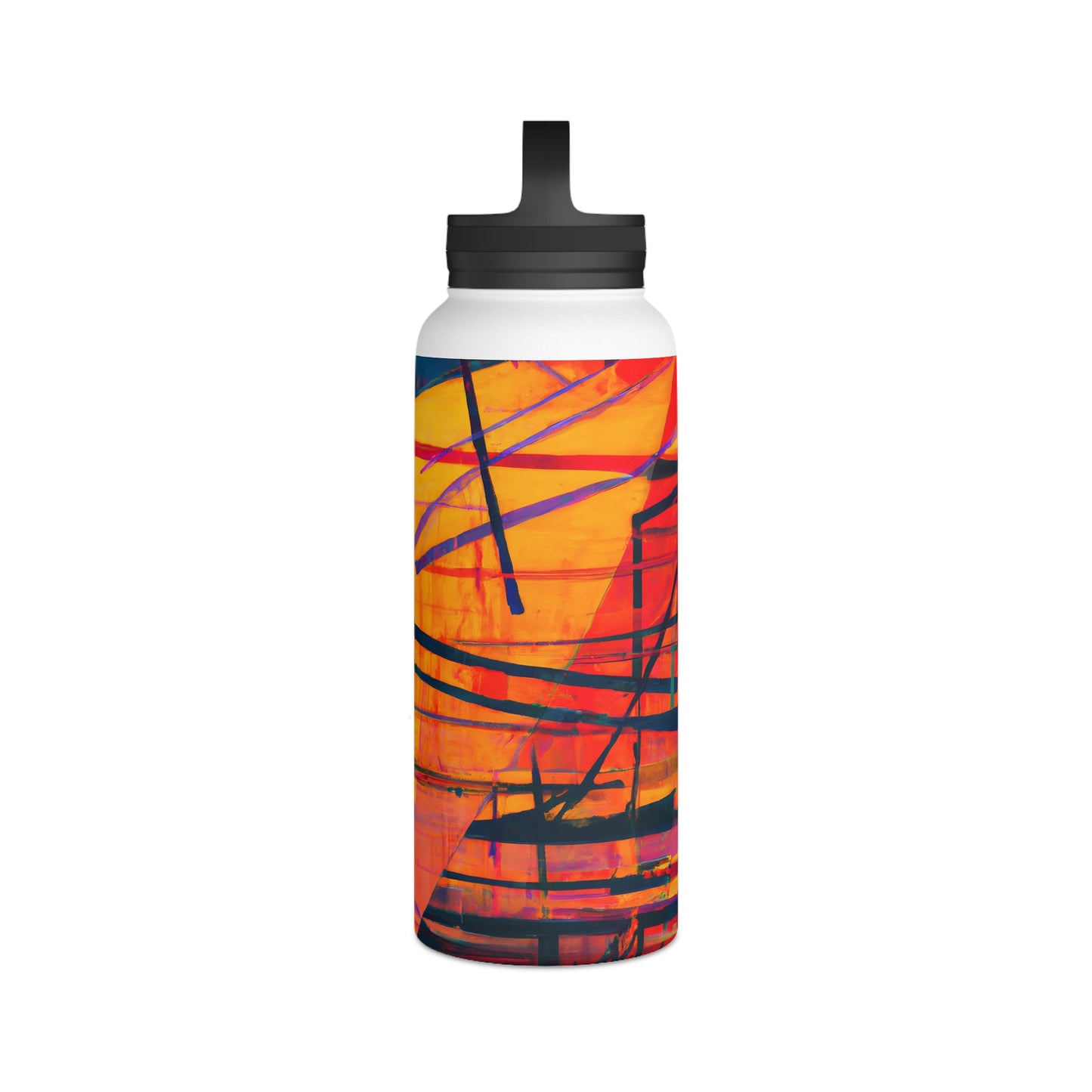 Alice Feldman - Electric Force, Abstractly - Stainless Steel Water Bottle