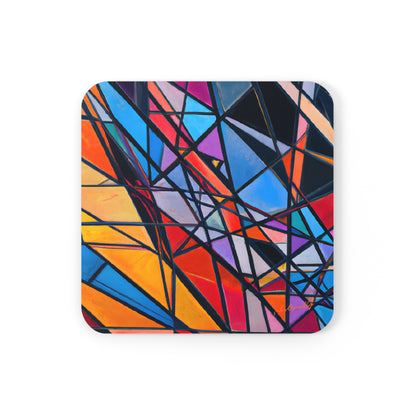 Felix Thornton - Gravity Force, Abstractly - Corkwood Coaster Set of 4