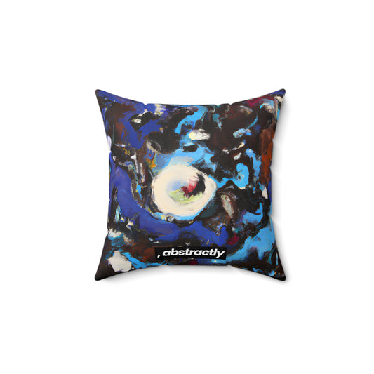 Fluxion Nitrate - Chemistry, Abstractly - Faux Suede Throw Pillow