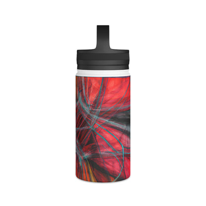 Lois Strauss - Electromagnetic Force, Abstractly - Stainless Steel Water Bottle