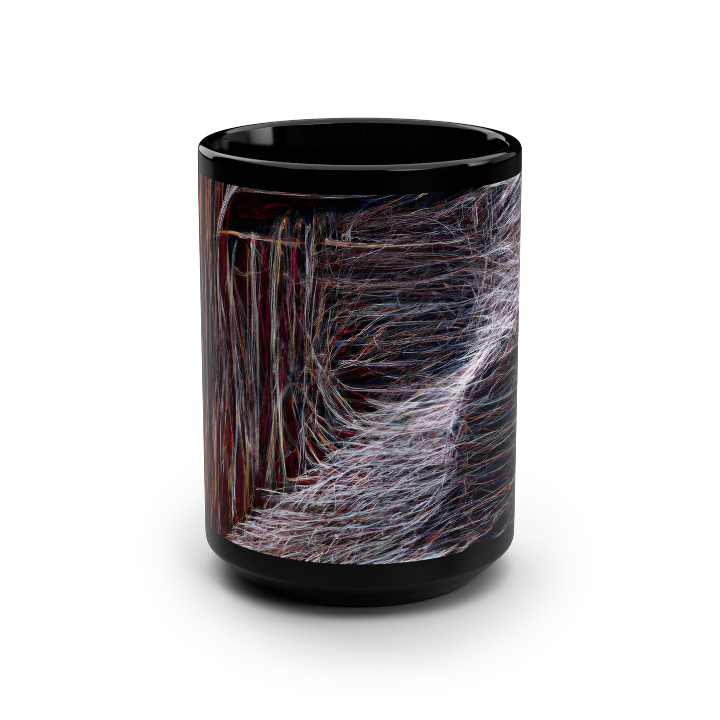 Francis Hardwick - Spring Force, Abstractly - Black Ceramic Mug 15oz