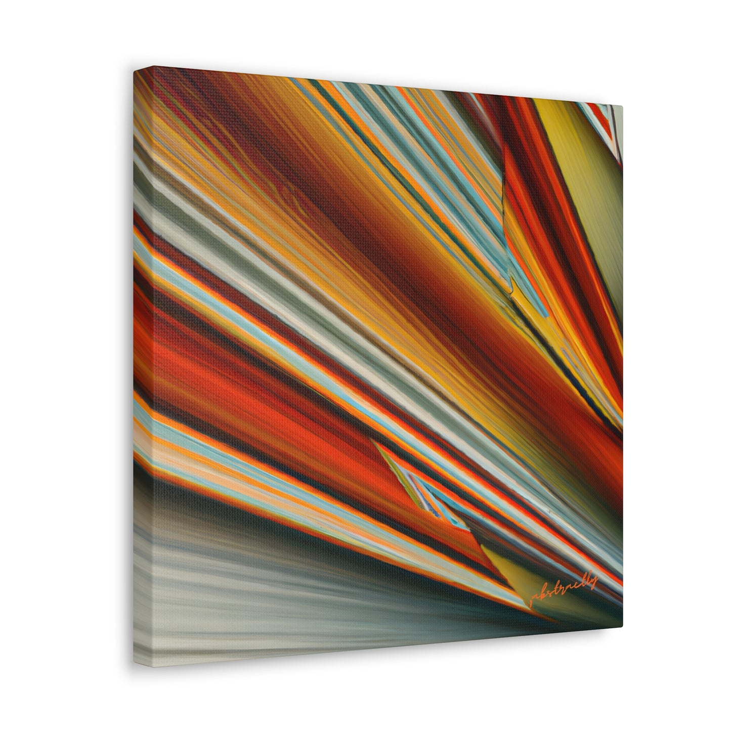 Melvin Strickland - Friction Force, Abstractly - Canvas