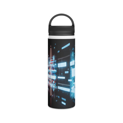 Silver Crest Financial - Debit, Abstractly - Stainless Steel Water Bottle