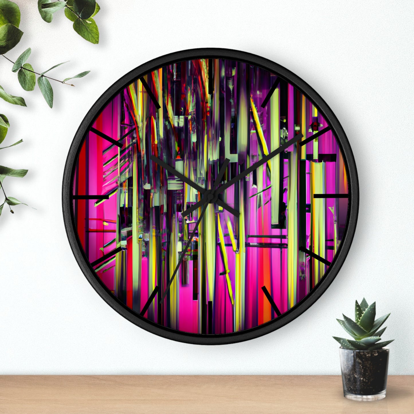 Anastasia Klimenko - Air Resistance Force, Abstractly - Wall Clock