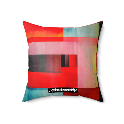 Felicity Adler - Strong Force, Abstractly - Faux Suede Throw Pillow