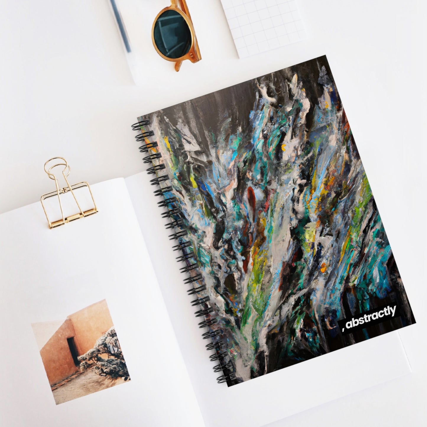 Boniface Spectrum - Chemistry, Abstractly - Spiral Notebook