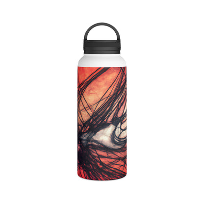 Clarence Buerkett - Electromagnetic Force, Abstractly - Stainless Steel Water Bottle