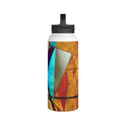 Irene Karlson - Strong Force, Abstractly - Stainless Steel Water Bottle