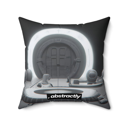 Spectrum Integrity - Asset, Abstractly - Faux Suede Throw Pillow