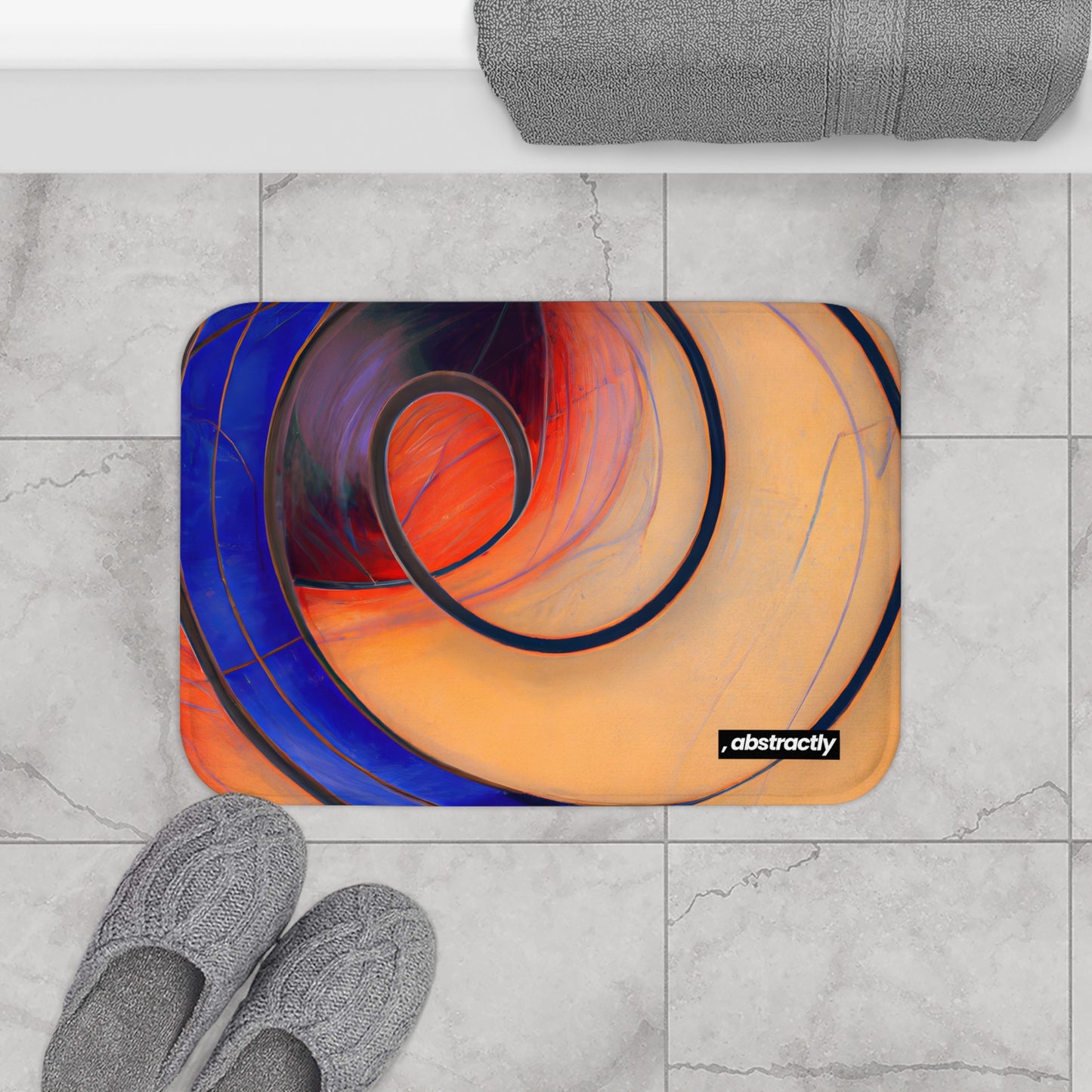 Marilyn Schwartz - Air Resistance Force, Abstractly - Bath Mat