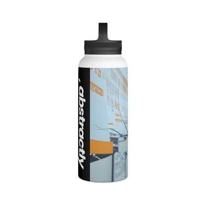 Noble Ledger - Tax, Abstractly - Stainless Steel Water Bottle