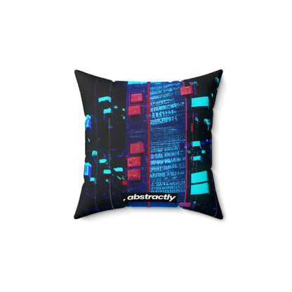 Vantage Ledger - Revenue, Abstractly - Faux Suede Throw Pillow