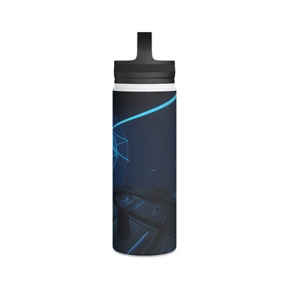 Vanguard Intellect - Debit, Abstractly - Stainless Steel Water Bottle