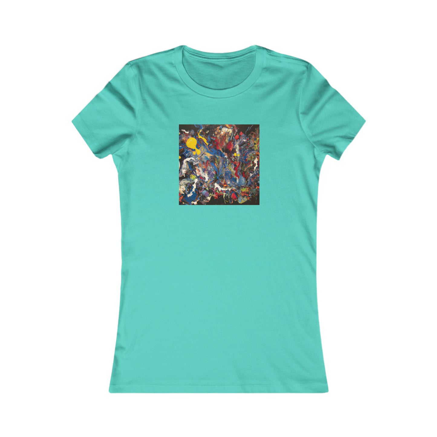 Amber Phosphorus Hexide - Chemistry, Abstractly - Ladies' Cut Tee