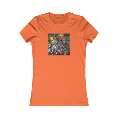 Amber Phosphorus Hexide - Chemistry, Abstractly - Ladies' Cut Tee