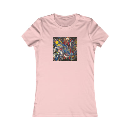 Amber Phosphorus Hexide - Chemistry, Abstractly - Ladies' Cut Tee