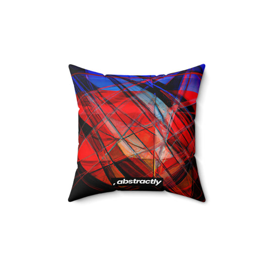 Samuel Wexler - Air Resistance Force, Abstractly - Faux Suede Throw Pillow