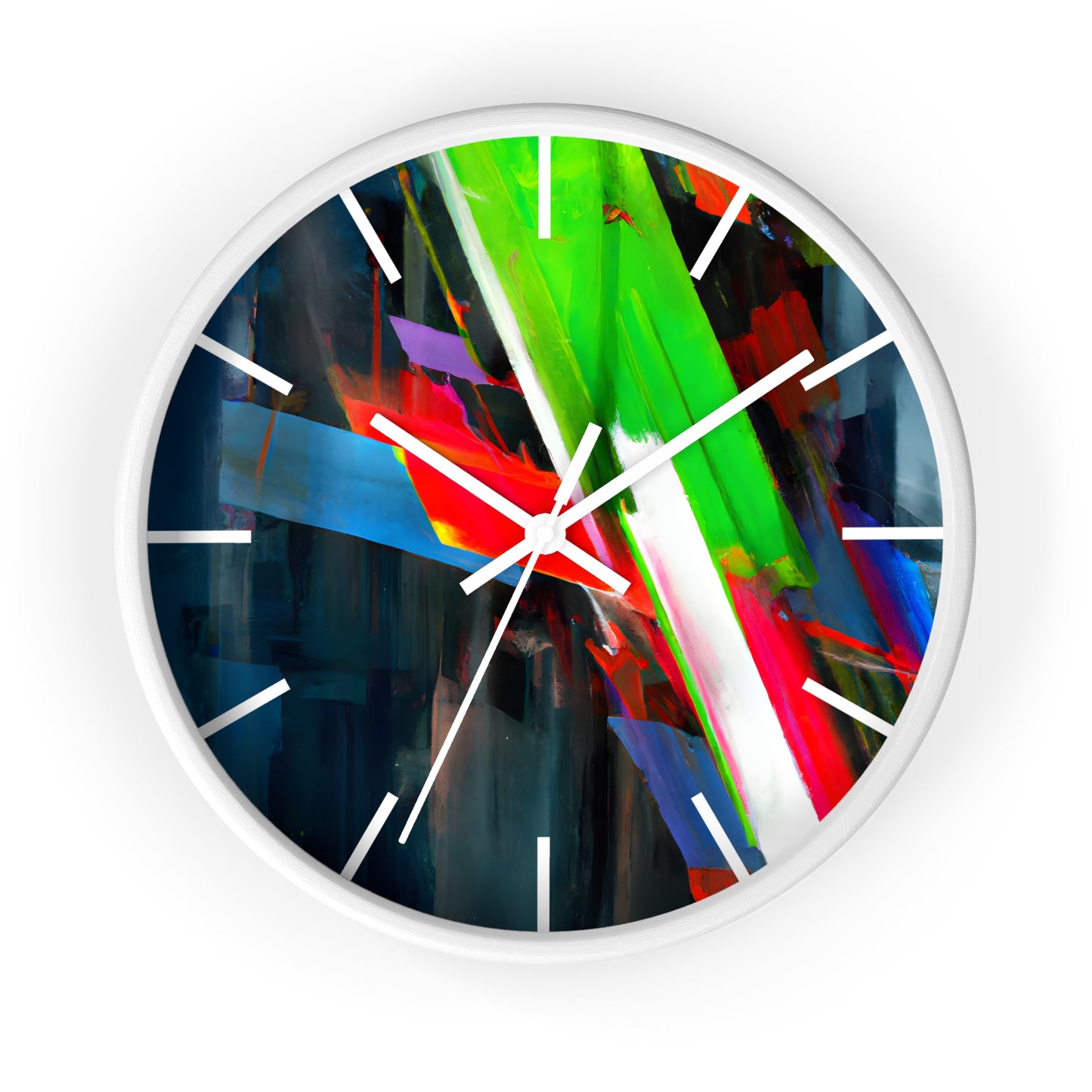 Perry Dennington - Strong Force, Abstractly - Wall Clock