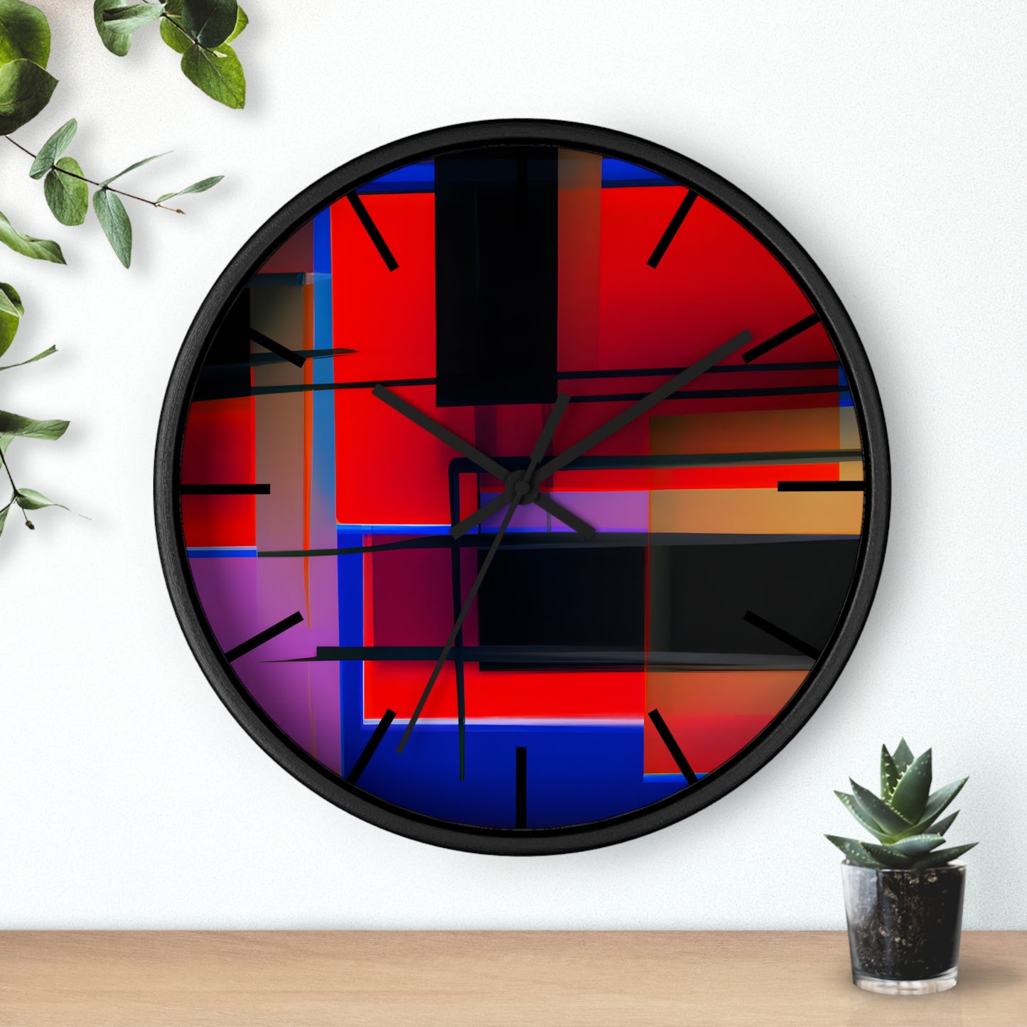 Eleanor Corbin - Air Resistance Force, Abstractly - Wall Clock