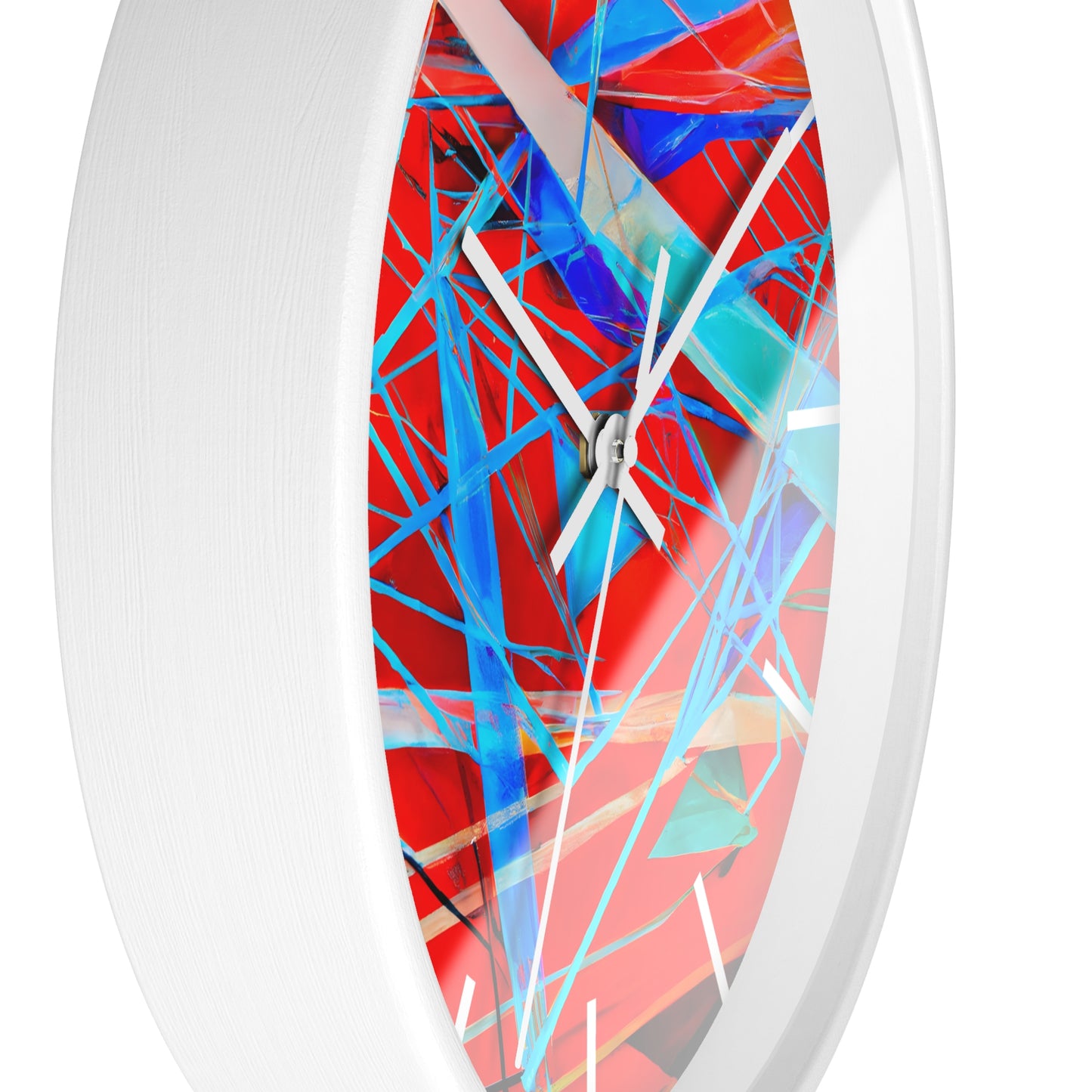 Darlene Roessler - Electric Force, Abstractly - Wall Clock